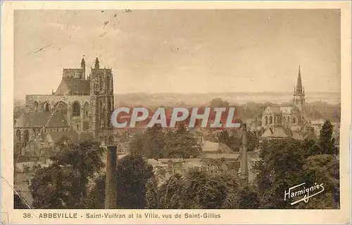 Ansichtskarte AK Abbeville Saint Vulfran et la Ville vus de Saint Gilles