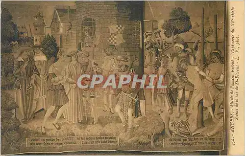 Cartes postales Angers Musee de l'Ancien Eveche Tapisserie du XVe Siecle