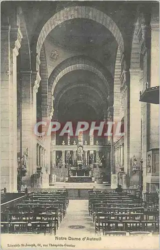 Cartes postales Notre Dame d'Auteuil