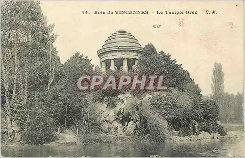 Ansichtskarte AK Bois de Vincennes Le Temple Grec