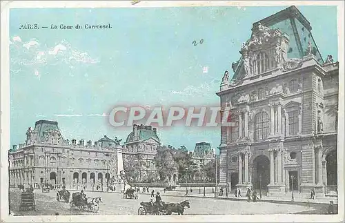 Cartes postales Paris La Cour du Carrousel