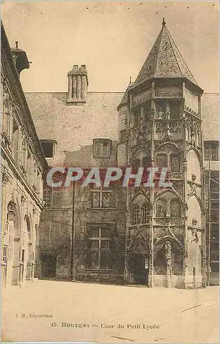 Cartes postales Bourges Cour du Petit Lycee