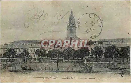 Cartes postales Vichy Hopital Civil