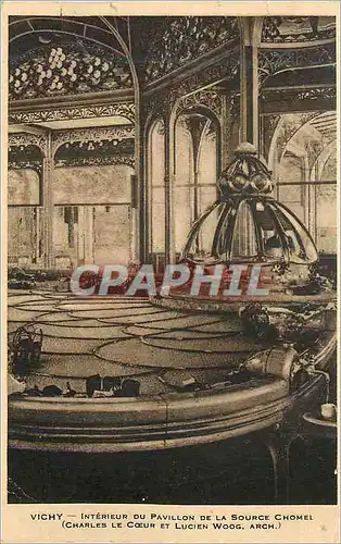 Ansichtskarte AK Vichy Interieur du Pavillon de la Source Chomel (Charles le Coeur et Lucien Woog Arch)