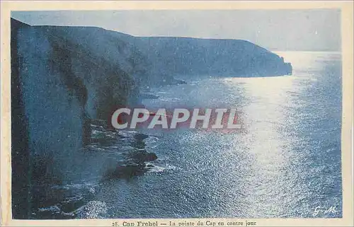Cartes postales Cap Frehel La Pointe du Cap en Contre Jour