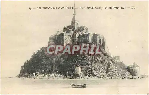 Cartes postales Le Mont Saint Michel Cote Nord Ouest