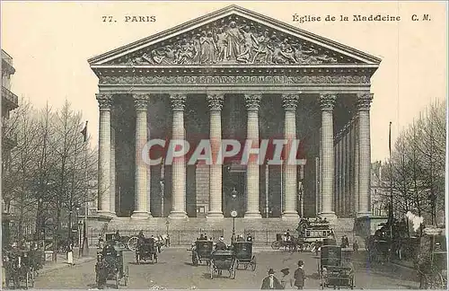 Cartes postales Paris Eglise de la Madeleine