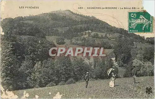 Cartes postales Les Pyrenees Bagneres de Bigorre Le Bedat 881 m