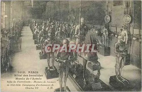 Cartes postales Paris Hotel des Invalides Musee de l'Armee salle de Pierrefonds Militaria