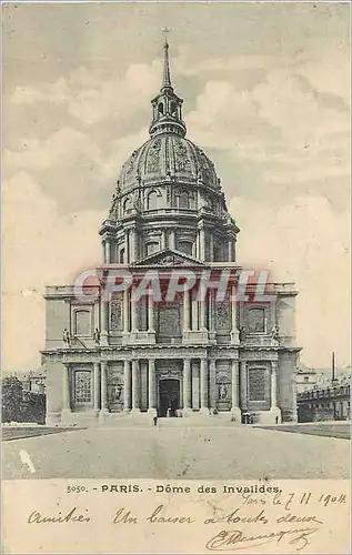 Cartes postales Paris Dome des Invalides