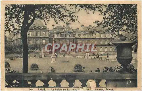 Cartes postales Paris Le Palais du Luxembourg