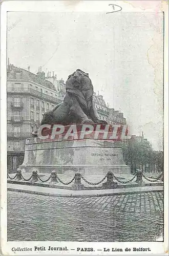 Cartes postales Paris Le Lion de Belfort