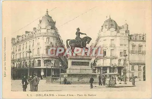 Cartes postales Orleans Jeanne d'Arc Place du Martroi