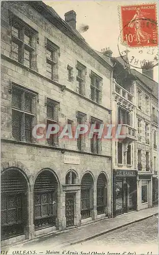 Cartes postales Orleans Maison d'Agnes (Musee Jeanne d'Arc)