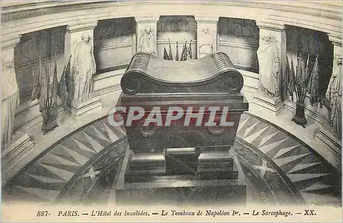 Ansichtskarte AK Paris L'Hotel des Invalides Le Tombeau de Napoleon Ier Le Sarcophage