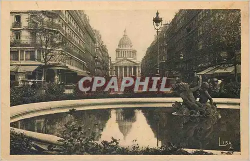 Cartes postales Paris La Rue Soufflot et le Pantheon