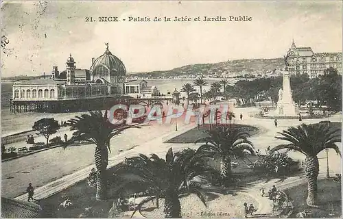 Ansichtskarte AK Nice Palais de la Jetee et Jardin Public