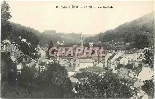 Cartes postales Plombieres les Bains Vue Generale