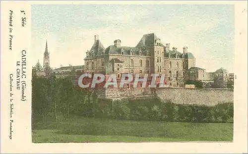 Ansichtskarte AK Cadillac (Gironde) Le Chateau