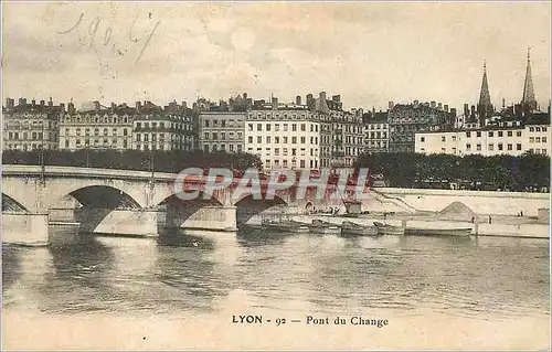 Ansichtskarte AK Lyon Pont du Change