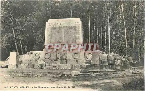 Ansichtskarte AK Fontainebleau Le Monument aux Morts 1914 1918 Militaria