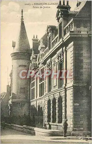 Cartes postales Besancon les Bains Palais de Justice