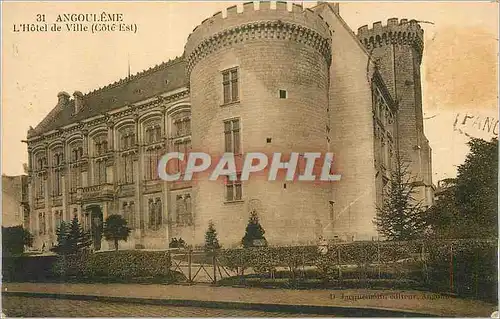 Cartes postales Angouleme l'Hotel de Ville (Cote Est)
