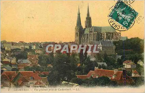 Ansichtskarte AK Chartres Vue Generale prise de Cachemback