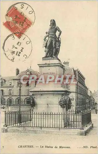 Ansichtskarte AK Chartres la Statue de Marceau