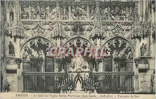 Cartes postales Troyes le Jube de l'Eglise Sainte Madeleine