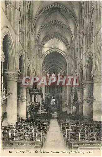 Ansichtskarte AK Lisieux Cathedrale Saint Pierre (Interieur)