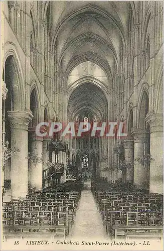 Cartes postales Lisieux Cathedrale Saint Pierre (Interieur)