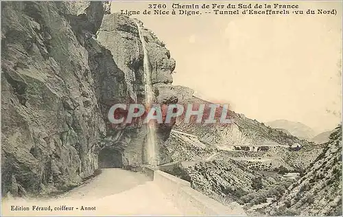 Cartes postales Chemin de Fer du Sud de la France Ligne de Nice a Digne