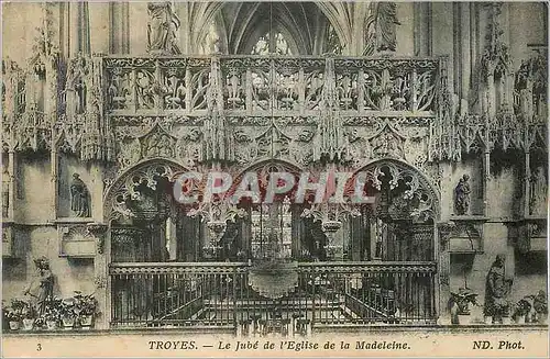 Cartes postales Troyes le Jube de l'Eglise de la Madeleine