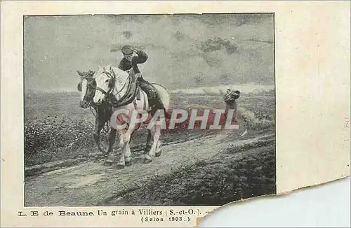 Cartes postales Beaune un Grain a Villiers (S et O)