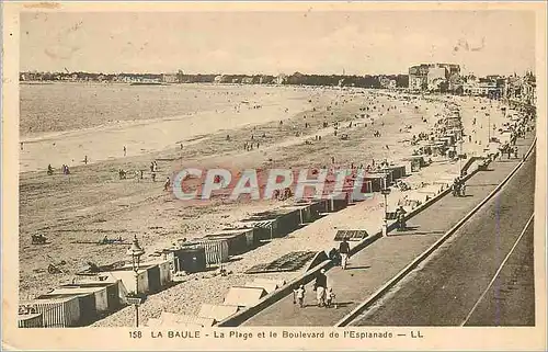 Cartes postales La Baule la Plage et le Boulevard de l'Esplanade