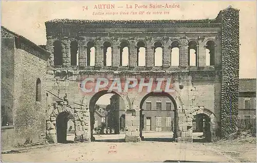 Cartes postales Autun la Porte Saint Andre