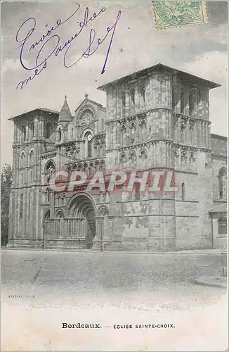 Cartes postales Bordeaux Eglise Sainte Croix