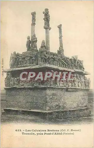Cartes postales Les Calvaires Bretons Tronoen Pres Pont l'Abbe (Finistere)