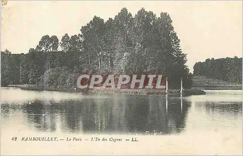 Ansichtskarte AK Rambouillet le Parc l'Ile des Cygnes