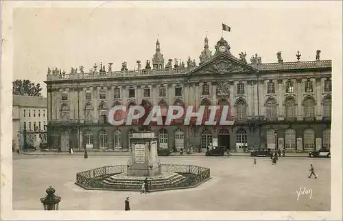 Moderne Karte Nancy (M et M) l'Hotel de Ville et Statue Stanislas la Douce France