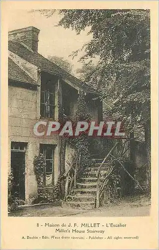 Ansichtskarte AK Maison de J F Millet l'Escalier