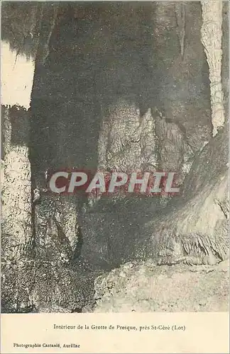 Ansichtskarte AK Interieur de la Grotte de Presque Pres St Cere (Lot)