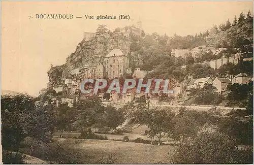 Cartes postales Rocamadour Vue Generale (Est)