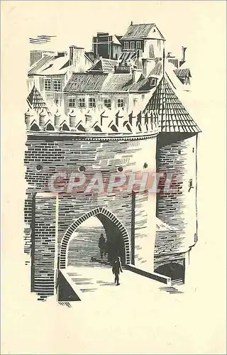 Cartes postales moderne Varsovie Fragment des Fortifications la Barbacane