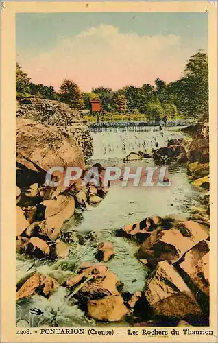 Cartes postales Pontarion (Creuse) les Rochers du Thaurion
