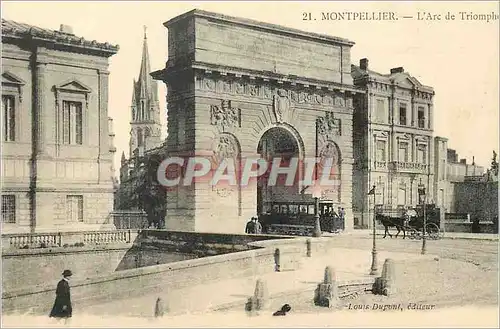 Cartes postales Montpellier l'Arc de Triomphe