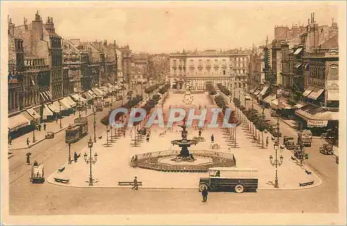 Cartes postales Bordeaux les Allees de Tourny Tramway