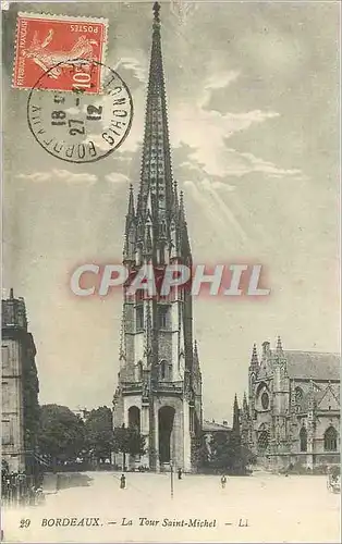 Cartes postales Bordeaux la Tour Saint Michel