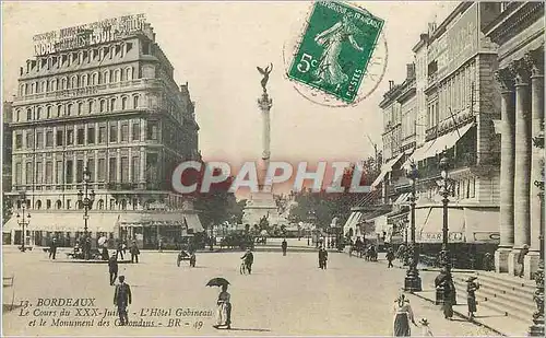 Cartes postales Bordeaux le Cours du XXX